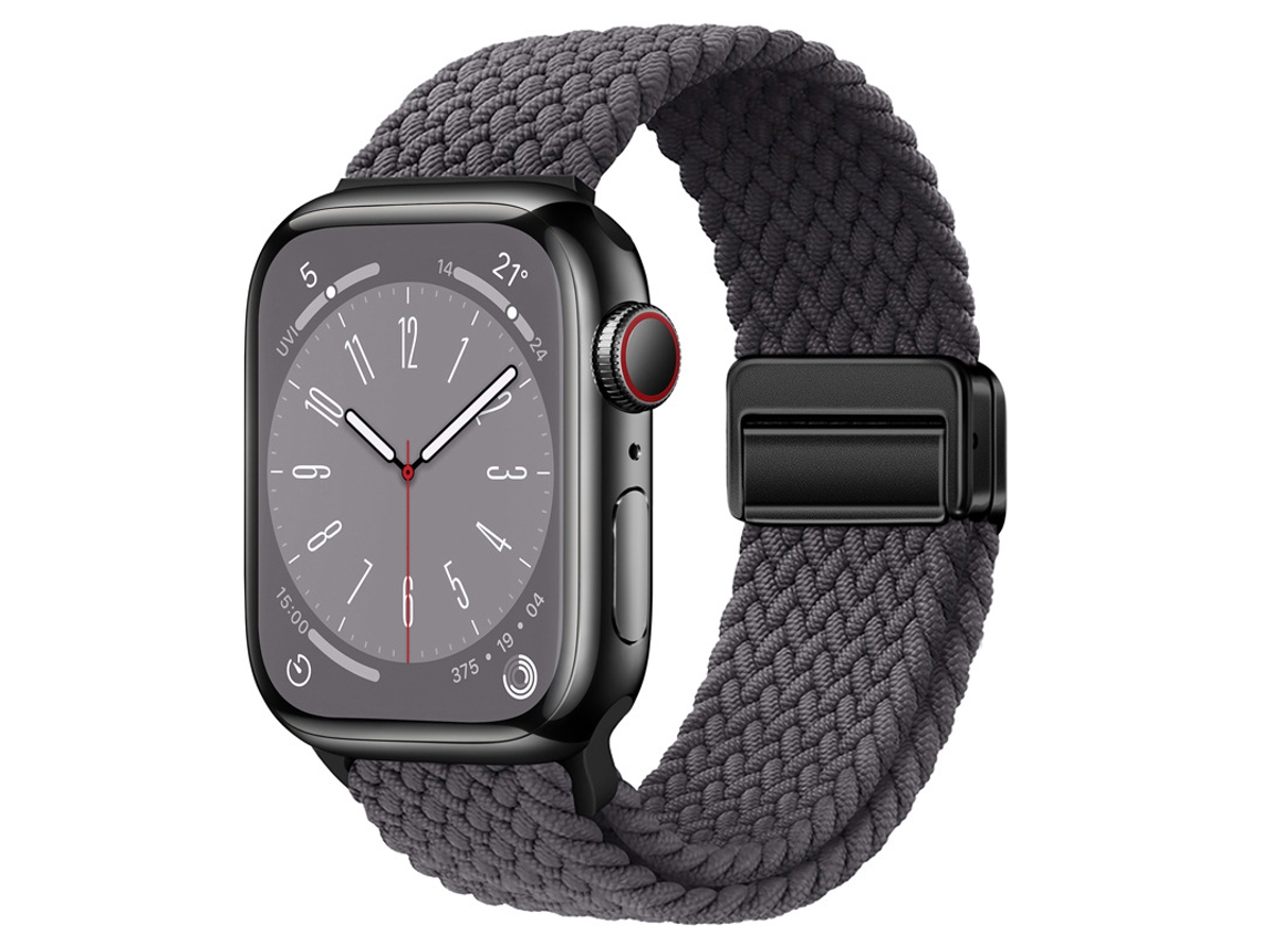 Bracelete Para Apple Watch 38/40/41/42mm Cinza Cuich