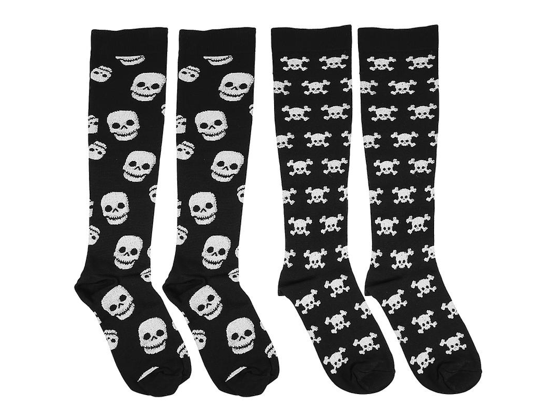 2 Pares de Meias para Halloween para Decorações de Halloween ALLINLESS