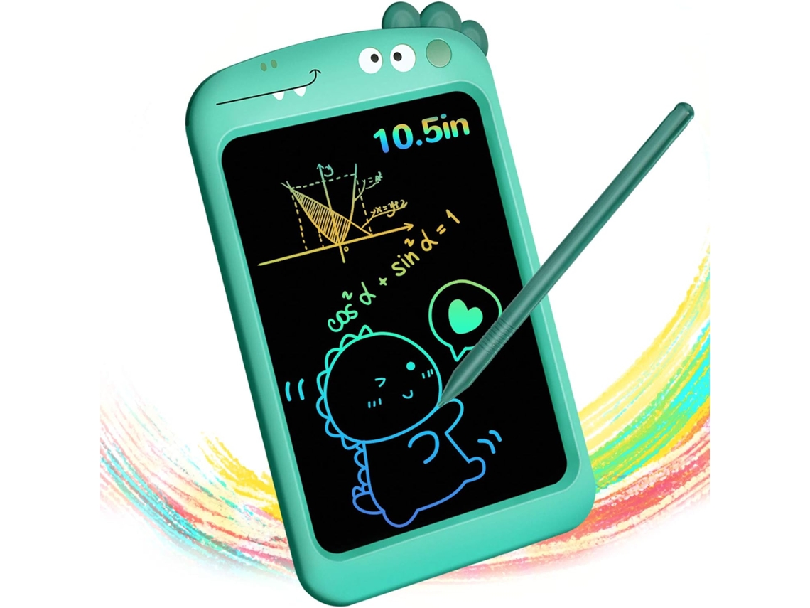 Tablet De Escrita Lcd, Brinquedo Dinossauro, Desenho Colorido, Eletrônico Portátil 10,5 Polegadas Para Aprendizagem Gráfica, Menin Aquaforge