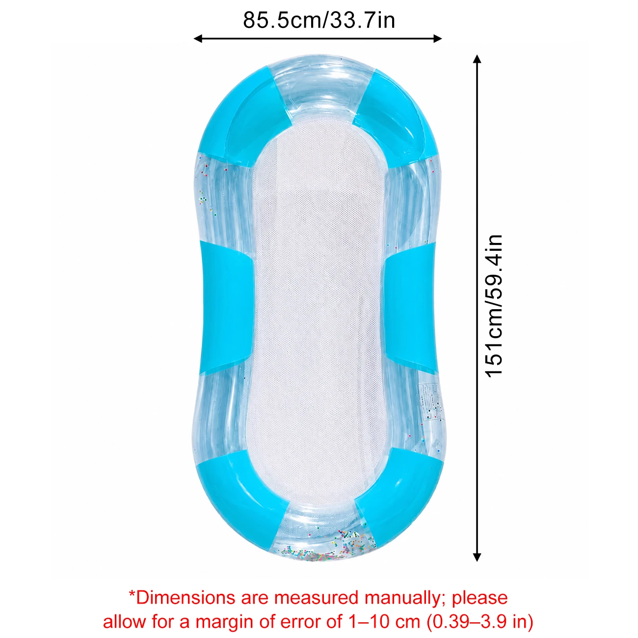 (azul) 1 Boia Inflável Para Piscina Para Adultos, Acessórios Para Piscina No Verão