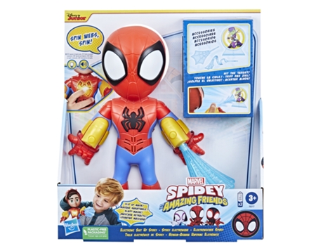 Marvel SPIDEY AND HIS AMAZING FRIENDS Homem-Aranha Uniforme Eletrónico - SPIDEY AND HIS AMAZING FRIENDS (Idade Mínima Recomendada: 3 anos)