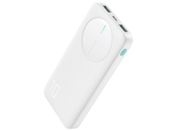 Joyroom JR PBF12 Power Bank 10000 Mah, ultrafino, carga bidirecional Tipo C, bateria externa para telefone branco | JOYROOM