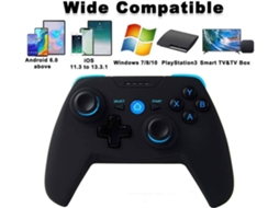 Controlador para Android / Pc / Ps3 Joystick para Android de Jogo Móvel Bluetooth Controle Sem Fio 2.4G para Pc / Ps3 / Tv Com Gamepad YIZHOOD