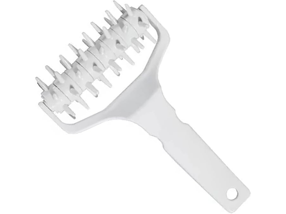 Cortador De Massa Com Rolo - Plástico - Rolo Fechado - Utensílio Para Pizza - Para Massa, Doces, Tortas