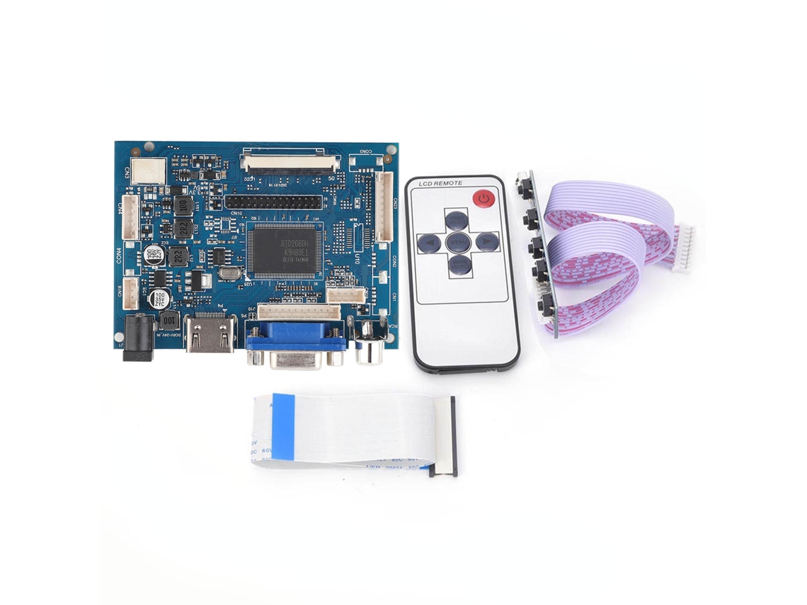 Placa de Controle Inverso HDMI VGA 2AV para Tela LCD de 7 polegadas AT070TN92 800x480 com S/MARCA