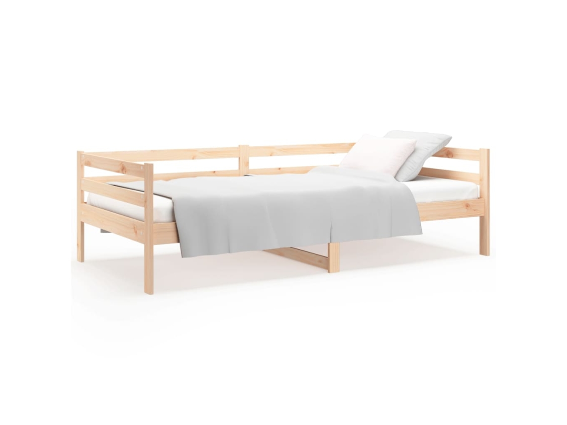 Sofá Cama Sem Colchão em Madeira de Pinho Maciça 80x200 cm MAISON EXCLUSIVE