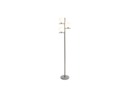 Luminária de Chão em Mármore com Esfera de Cristal, 27x23x143cm ALEXANDRA HOUSE LIVING