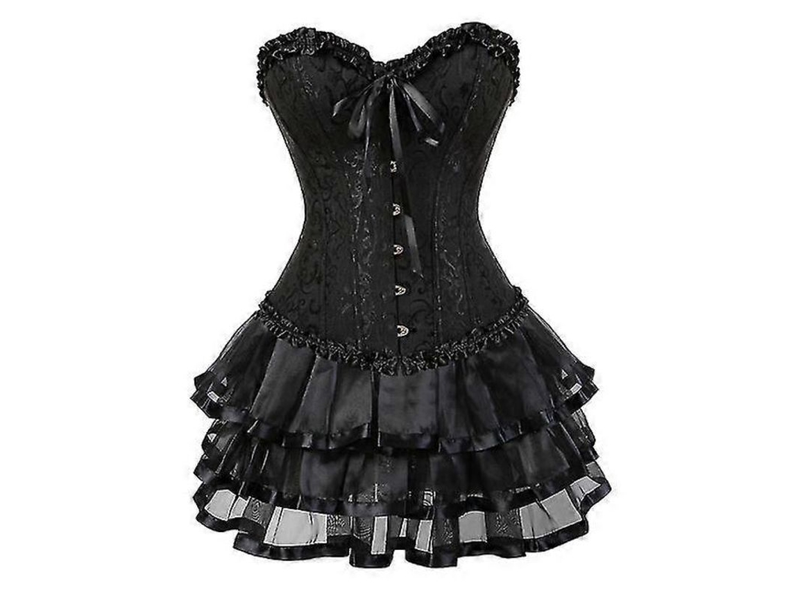 Conjunto de Corset Overbust Veloriskku