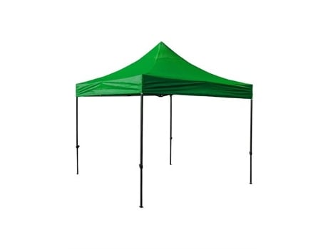 Tenda Dobrável De Metal Galvanizado 3x3m Verde, Accumaster