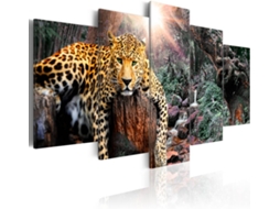 Quadro ARTGEIST Leopard Relaxation (100 x 50 cm)