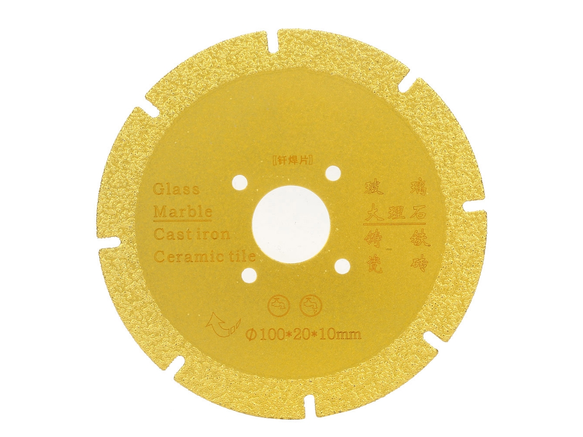 Hoja De Sierra Circular Diamante 100*10mm Para Corte De Porcelana, Turbo, Disco De Corte Diamante