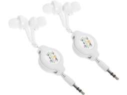 2 Fones De Ouvido Duplos Com Fio E Ruído Para Corrida Uso Diário