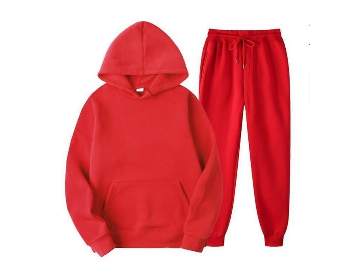 2026 conjunto de Sudadera Con Capucha a Rayas de Manga Larga para Hombre Casual Bws XL Vermelho