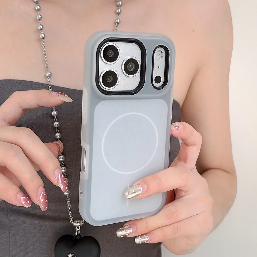 (iphone 13 Preto) Capa Magnética De Silicone Em Cores Vibrantes Para Iphone, Compatível Com Fixação Magnética.