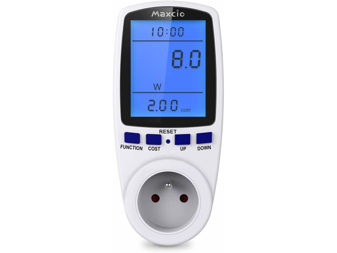 Medidor De Energia Para Tomada, Para Autocaravana, Ecrã Lcd, Digital
