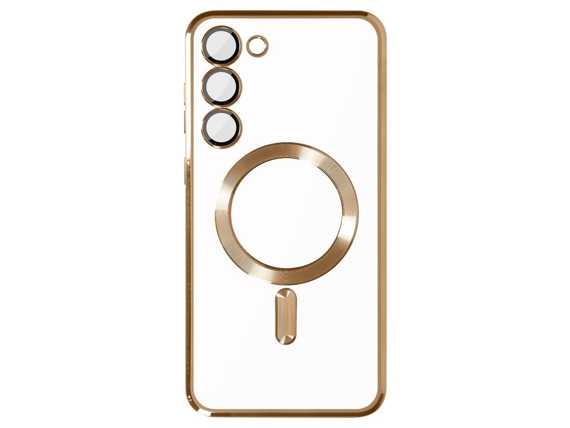 Lurelia Capa De Silicone Para Samsung Galaxy S23 Plus Dourado