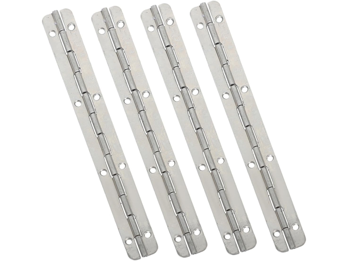 Conjunto De 4 Piano Aço 150 Mm, Longas E Para Caixas Joias Armários