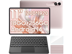 Tablet BLACKVIEW Tab 9 Wifi Teclado K1 10.95'' 18 Gb 256 (Rosa)