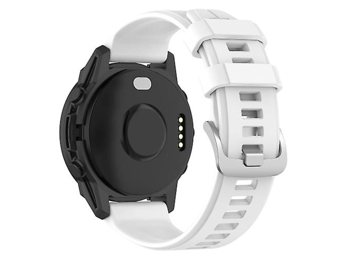 Pulseira De Silicone, Compatível Com Garmin Forerunner 955/ 255/ 745 (22 Mm), Branca
