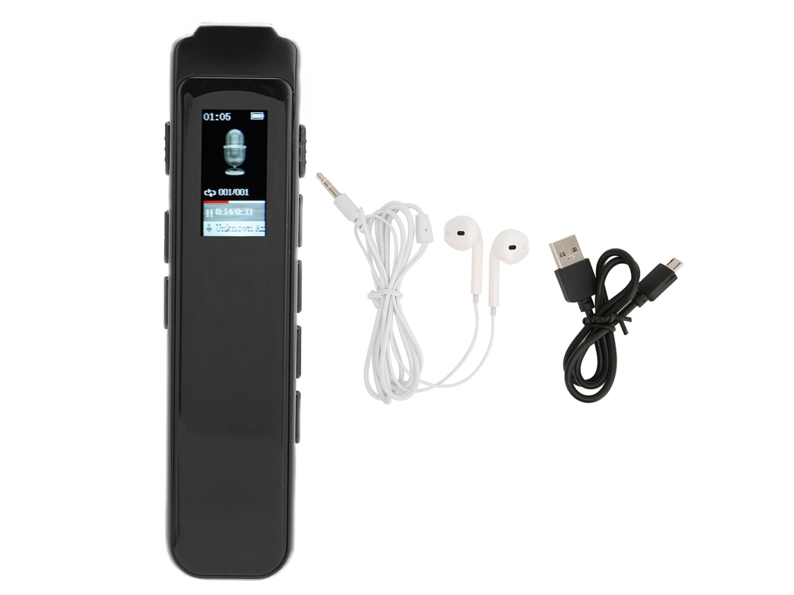 Gravador de Voz Digital LAXISCREED 16gb Usb Mp3
