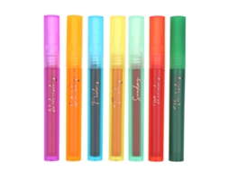 Brillo Labial Mate De Longa Duração Impermeável Lipstick Líquido Pigmentado Ferramenta De Maquiagem 1.6g X 7pcs