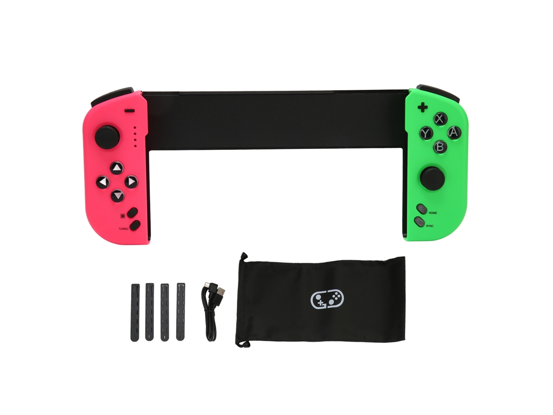 Controlo Gaming Sem Fio LAXISCREED Switch Rosa Verde