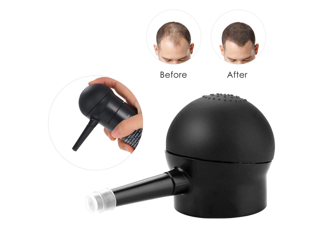 Bunee Aplicador De Fibra Capilar Profissional Com Borracha Atomizadora Ferramenta Para Aumentar Volume Cabelo