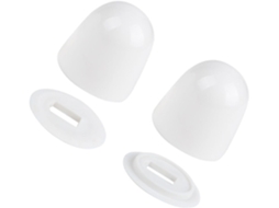 Cabilock 1par De Tampas Universais Plástico Fusos Vaso Sanitário Encaixe Peças Banheiro