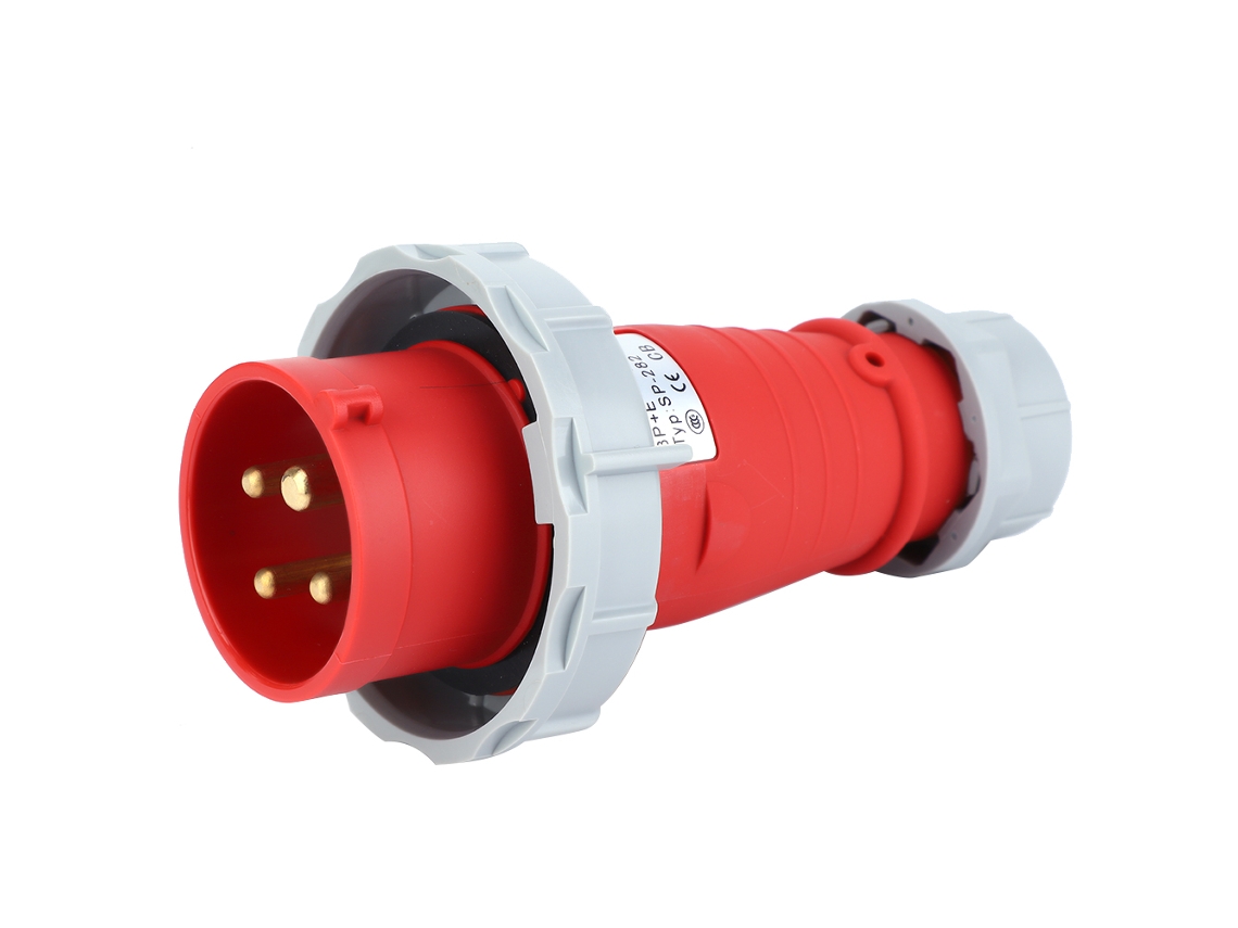 Laxiscreed Tomada Industrial 4 Pinos Ip67 À Prova De Água Para Uso Exterior