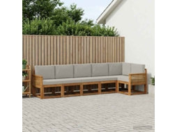 Vidaxl Conjunto De Sofás Para Exterior 6 Unid. Poliéster