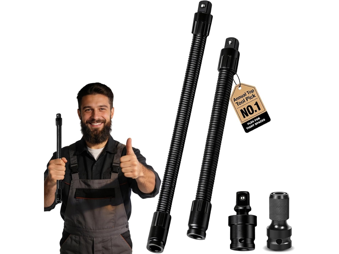 De Eixo 1/2", 2 Chaves Com Haste Para Chave Barra 360° Apertados.
