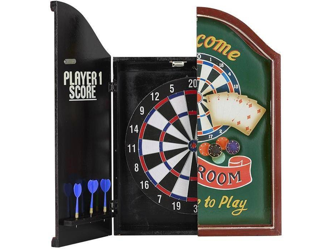 Quadro Decorativo Jogos Dardos Dart Board Fogo Água Chamas