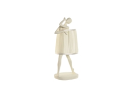 Luminária de mesa Home Esprit Resina branca 40 W 220 V 29 x 25 x 62,5 cm