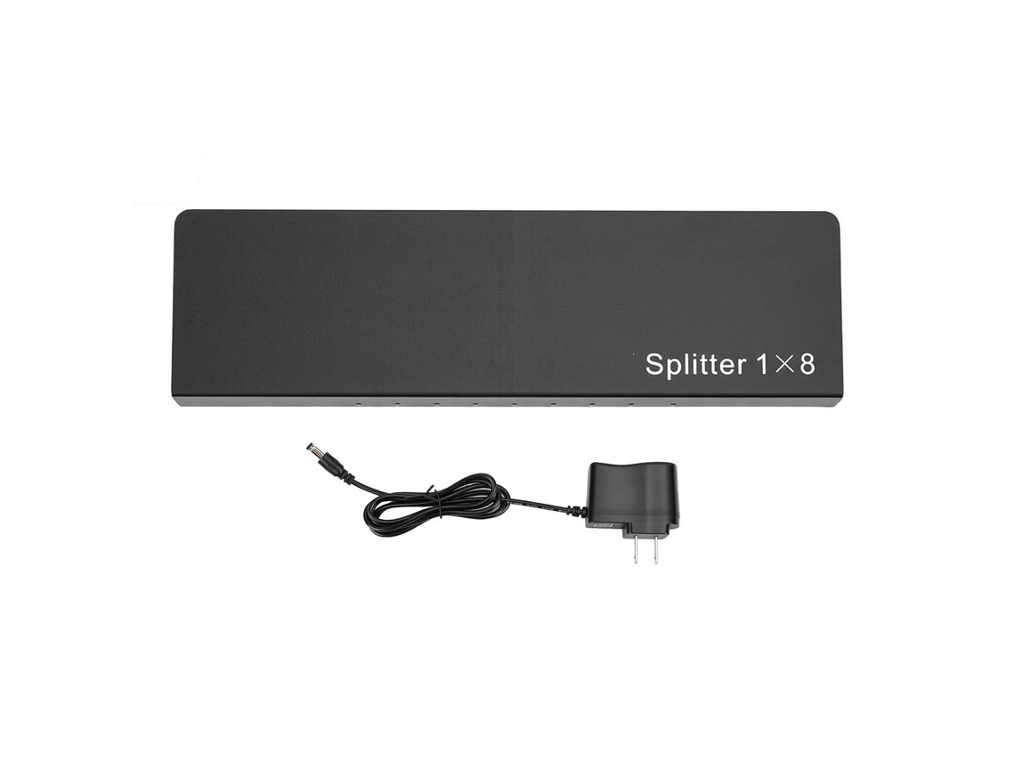 Divisor de Vídeo HDMI de Alta Definição com 1 entrada e 8 saídas EOOCOO