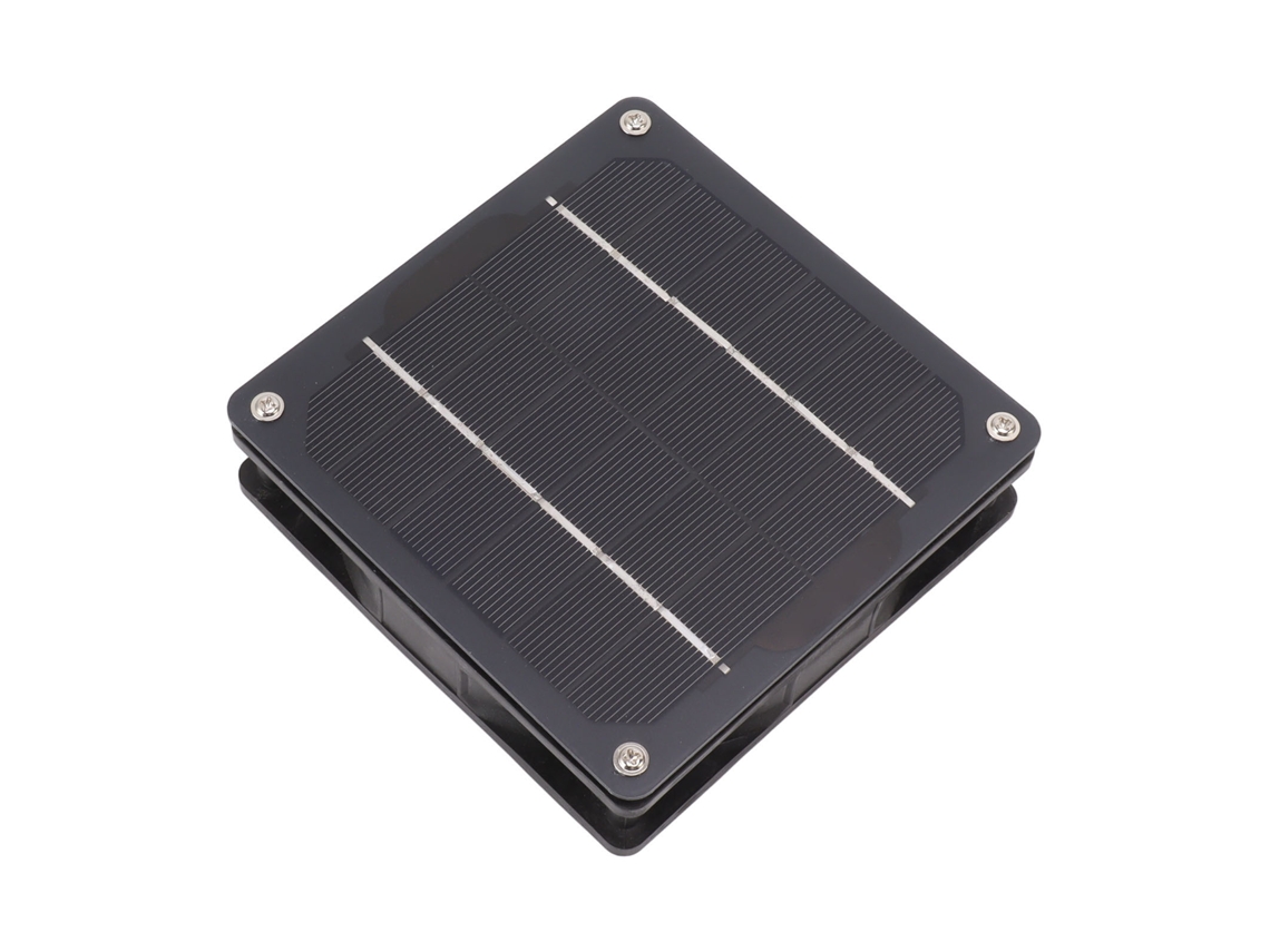 Ventilador Solar 5w Painel Monocristalino Dc12v | S/MARCA