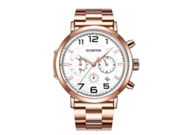 Relógio De Quartzo Multifuncional Masculino Ochstin 7243 Com Pulseira De Aço.
