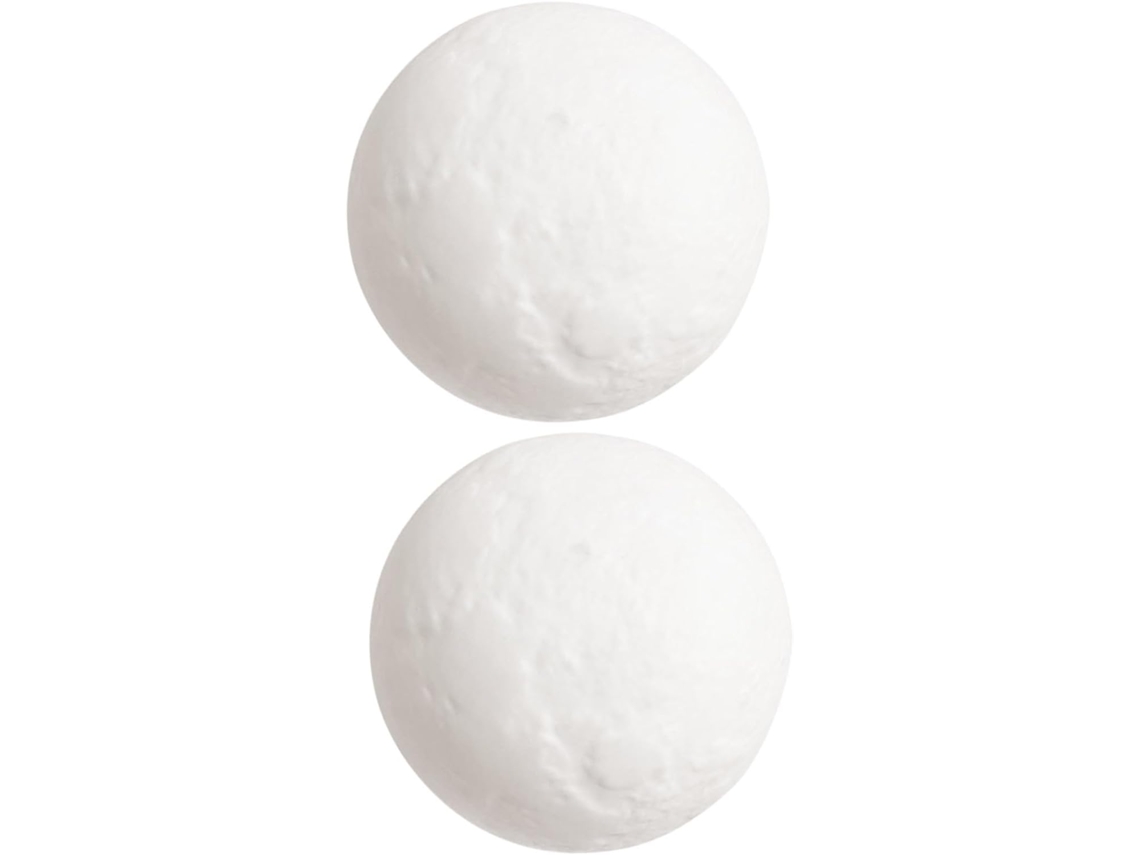 Luminária Noturna Em Formato De Lua, 2 Peças, Vinil Branco, Com