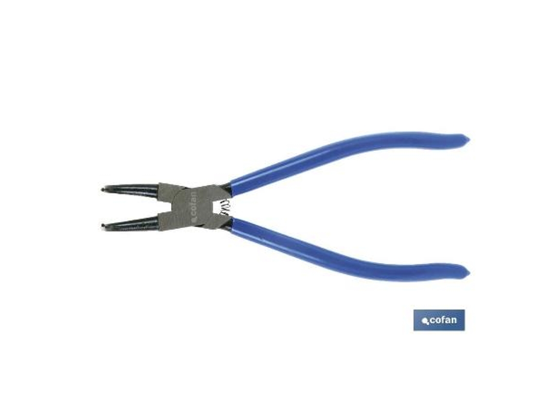 Alicates circlip interior curvo m-175 mm