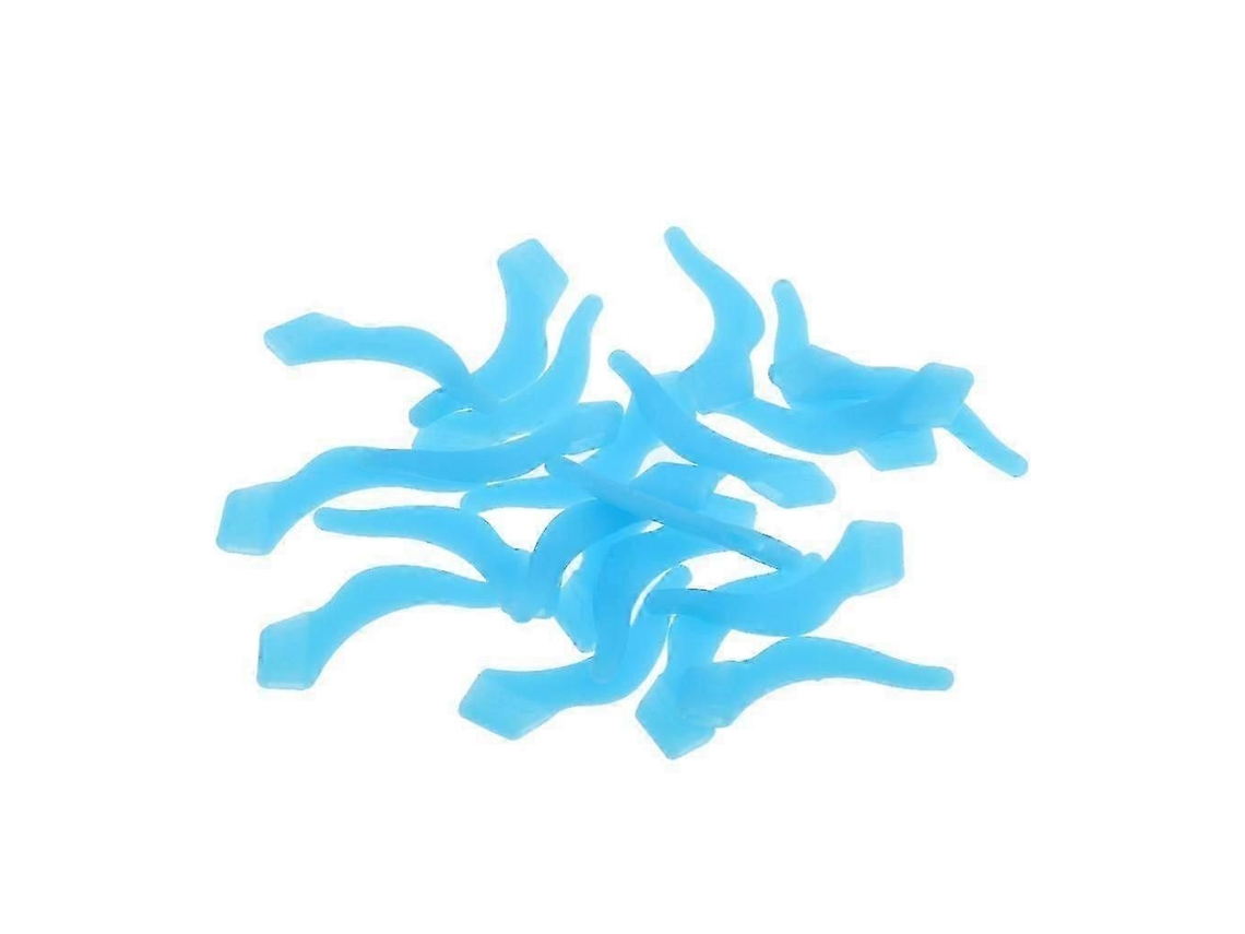 10 Pares de Pontas Óculos Silicone, Ganchos Orelha, Suporte Roxo GOKOCO