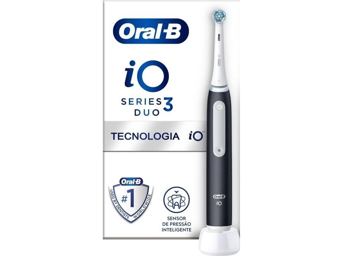 ORAL-B IO 3 DUO BLACK+BLUE (Outlet Caixa Aberta )