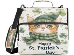 Organizador de Gato St Paste 3cm com Alça, Multibolsas, Organizador de Material Escolar Adequado ou Médio