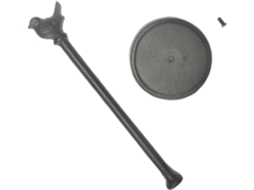 Suporte De Papel Toalha Para Banheiro E Cozinha Em Ferro Fundido Preto Com Estátua Pássaro, Suporte De Metal Resistente
