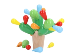 Primerox brinquedo de Equilíbrio Cacto Empilhado em Tília Blocos Montagem Educação Infantil
