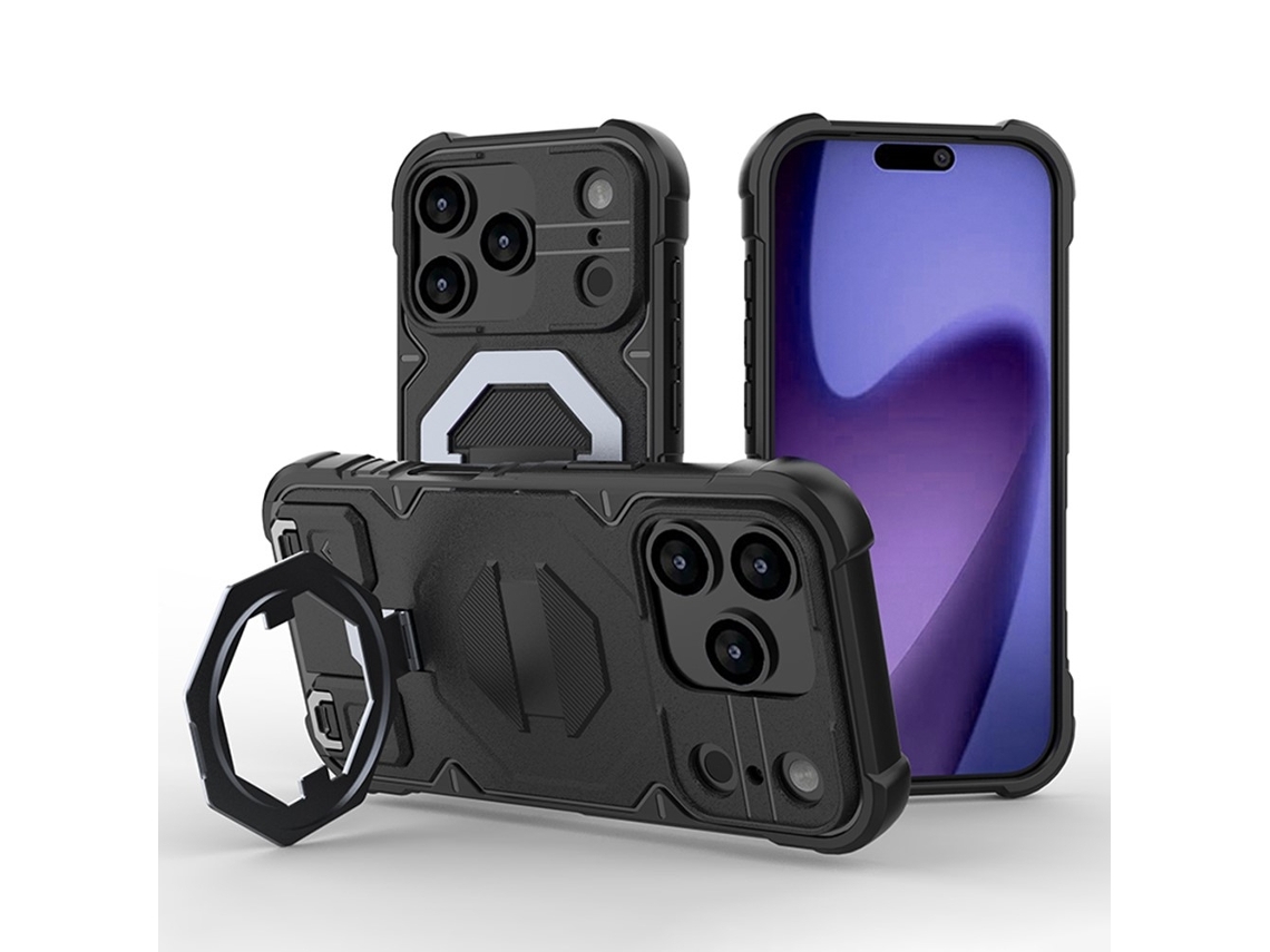 Capa Skalo Armor Matrix Para Iphone 17 Pro - Preta