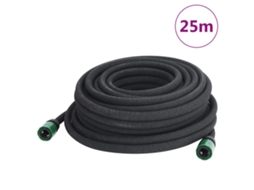 Mangueira Para Rega Gota A Gota De Jardim 25 M Borracha Preto DKD HOME DECOR