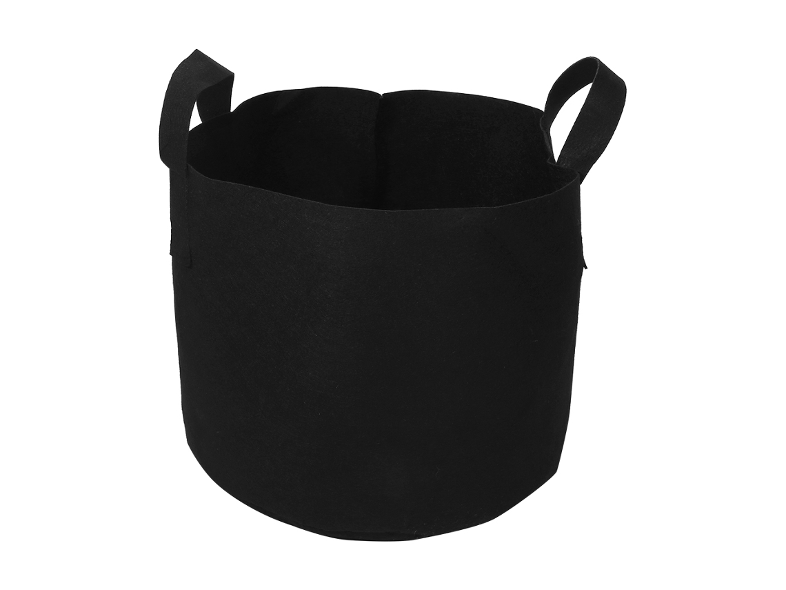 Bolsa Primerox Plantio em Feltro Preto com 7 Galões 30x35cm