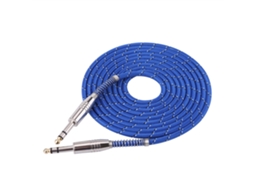 Aetheria cabo de Áudio Estéreo Macho para Macho 6.35mm, 3m, para Guitarra Elétrica e Mixer