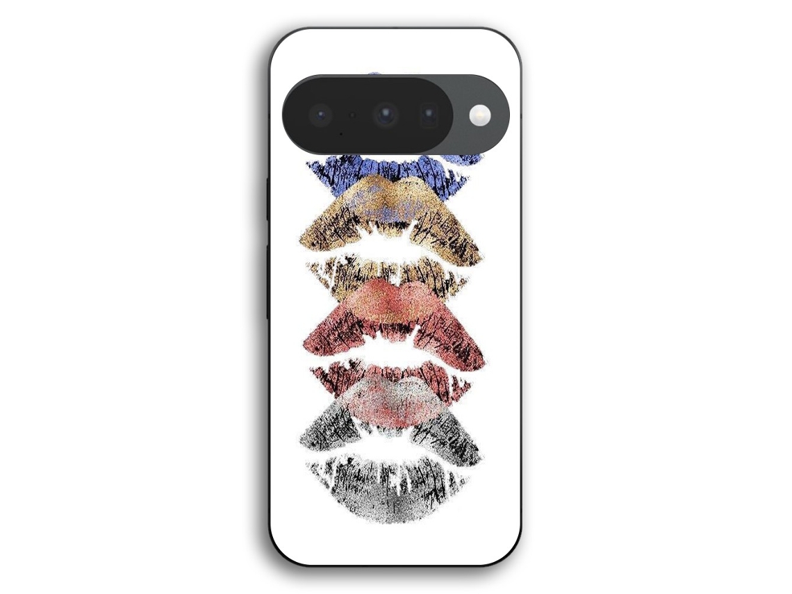 Capa Para Google Pixel 10 Boca Lábios Coloridos Maniacase