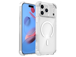 Capa Luxo Transparente Dura Iphone 15 Case Clear Proteção Premium Orysin
