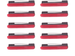 Tofficu Pinos Adesivos Plásticos 100 Pinos Com Design Fácil Abertura Para Fixação Crachás Identificação E Artesanato